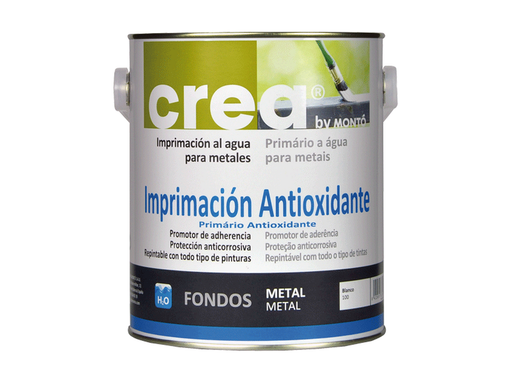 Crea Imprimación Antioxidante | Imprimación al Agua para Metal | Protección y Adherencia Anticorrosiva