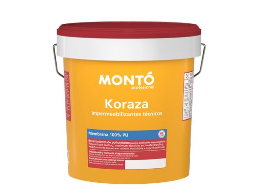 Koraza Membrana 100% PU | Impermeabilizante Poliuretano al Agua para Terrazas y Cubiertas