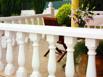 Pintura para Balaustradas | Revestimiento al Agua de Alta Resistencia | Mate (Blanco) (1)