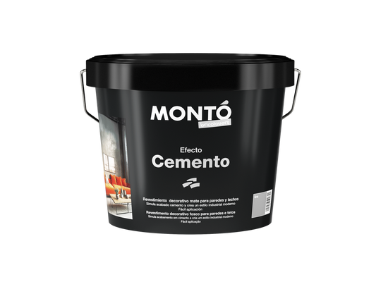 Pintura Efecto Cemento | Acabado Industrial Mate Texturizado | Interior y Techos (Gris o Gris Claro)
