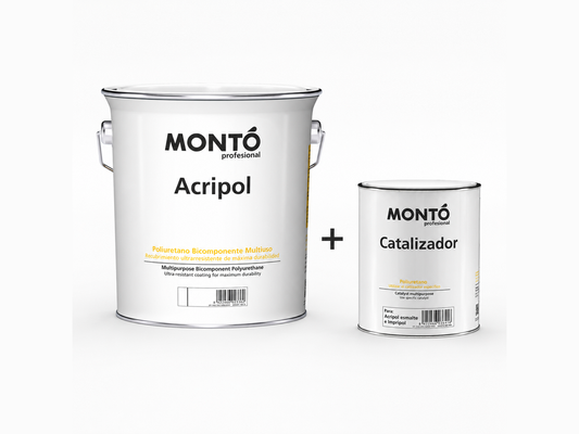 Barniz Acripol Satinado + Catalizador | Barniz Poliuretano Alifático Bicomponente | Alta Protección Contra Pintadas y Grafitis