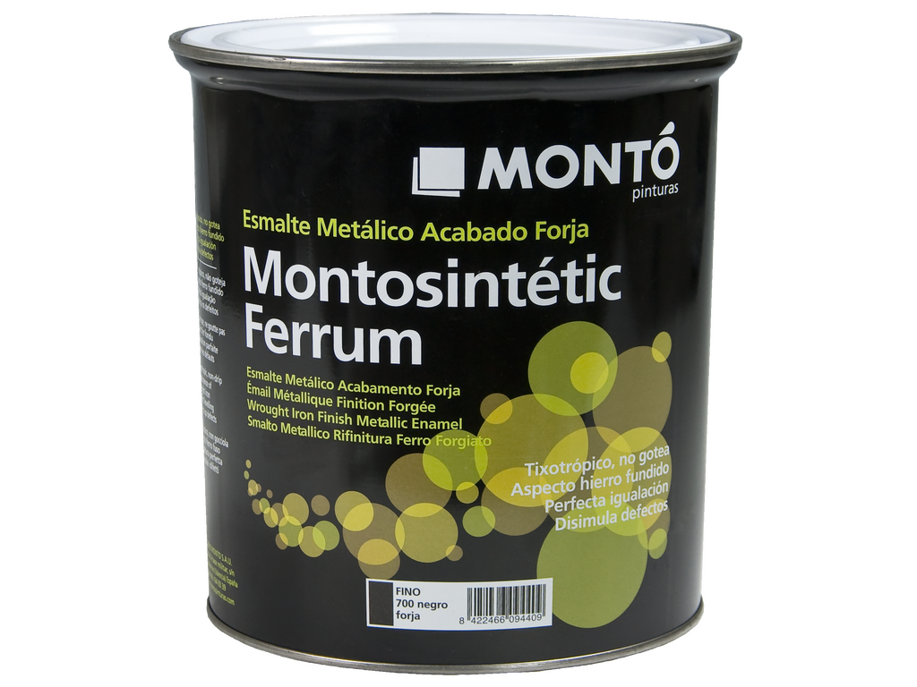 Esmalte metálico: Montosintetic Ferrum Fino