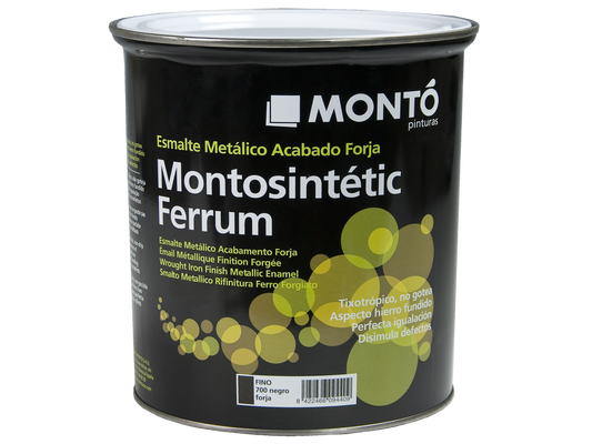 Esmalte metálico: Montosintetic Ferrum Fino